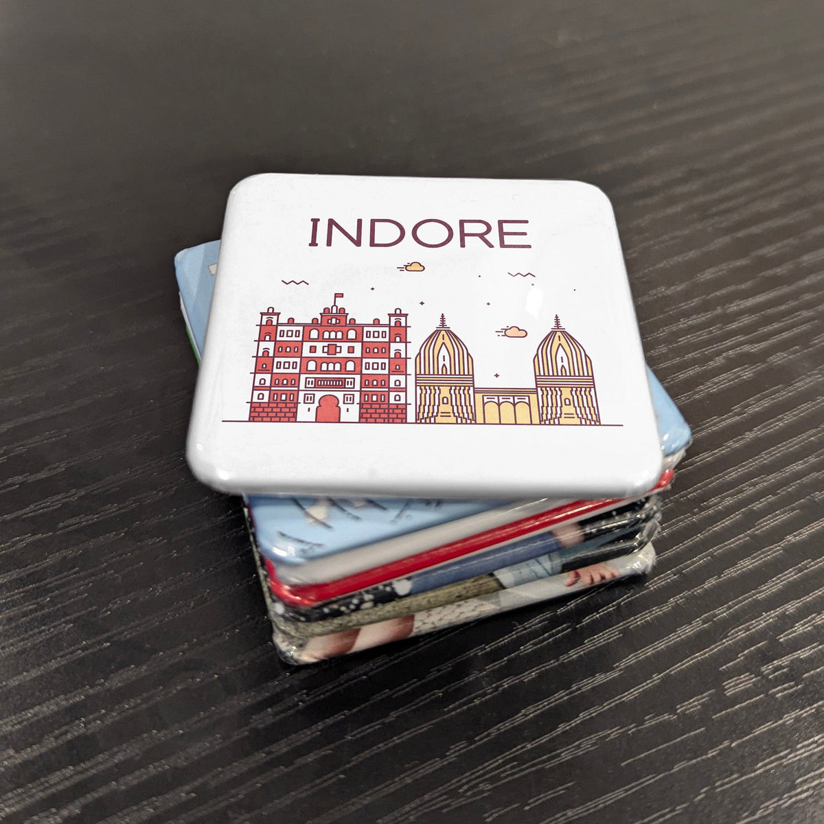 Indore India Asia Magnet | Food Capital of Central India | 2x2 | Made in Canada