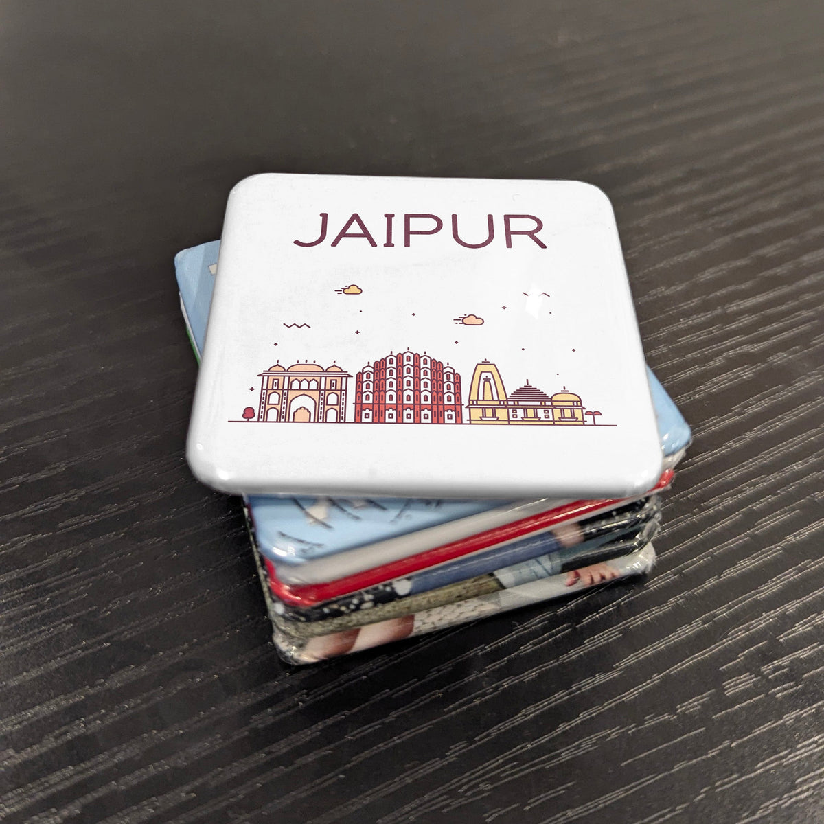 Jaipur India Asia Magnet | Pink City of the Rajput Kingdoms | 2x2 | Made in Canada