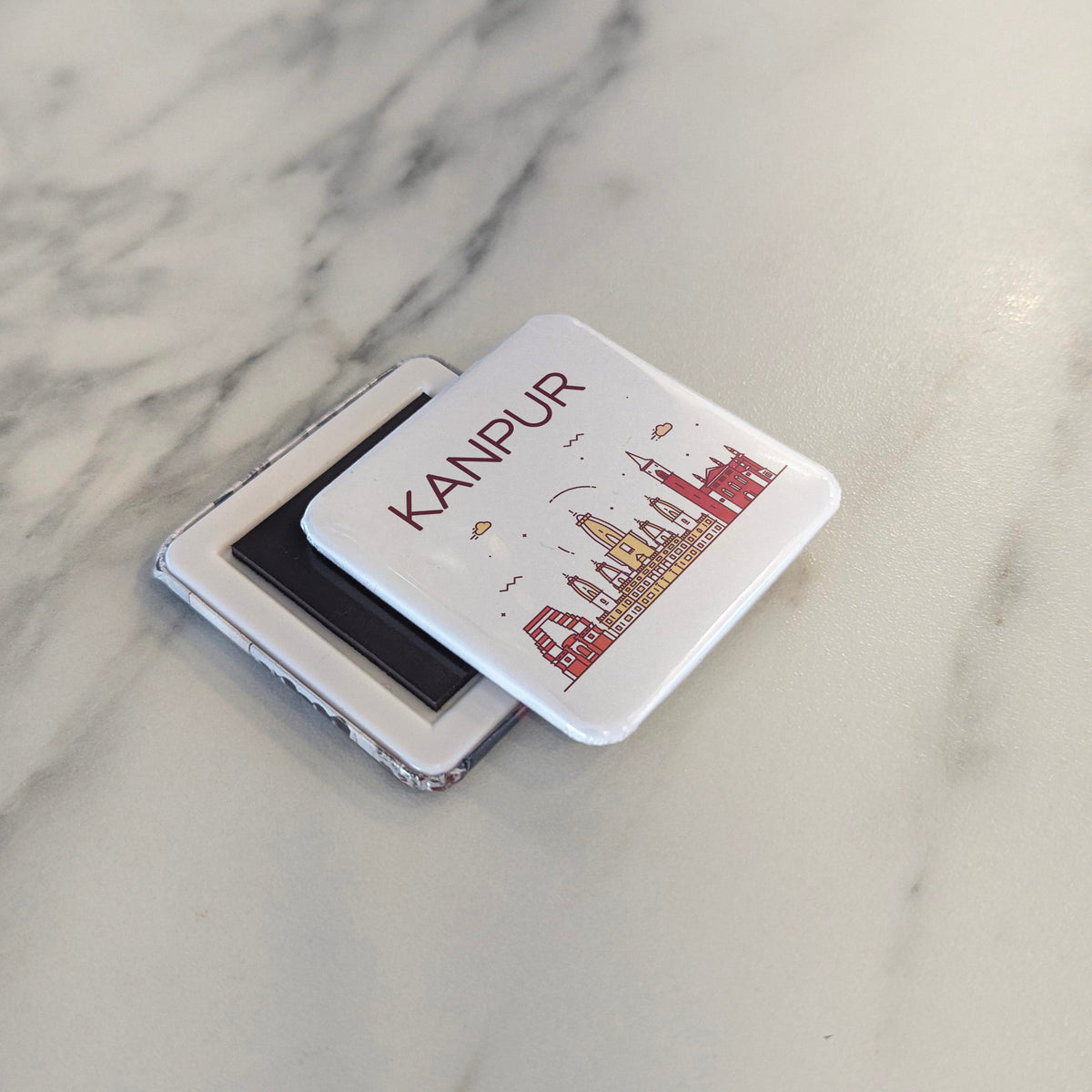 Kanpur India Asia Magnet | Leather City on the Banks of the Ganges | 2x2 | Made in Canada