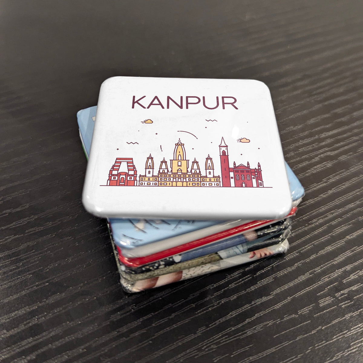 Kanpur India Asia Magnet | Leather City on the Banks of the Ganges | 2x2 | Made in Canada