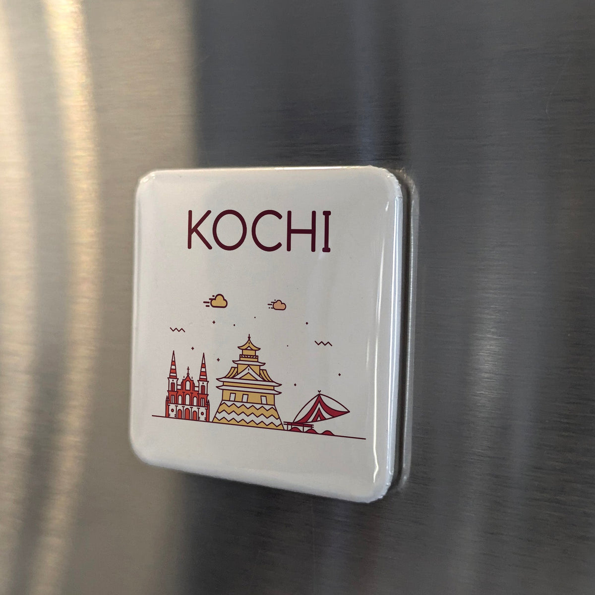 Kochi India Asia Magnet | Queen of the Arabian Sea on the Malabar Coast | 2x2 | Made in Canada