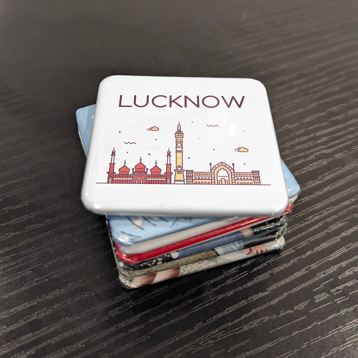 Lucknow India Asia Magnet | City of Nawabs on the Gomti River | 2x2 | Made in Canada