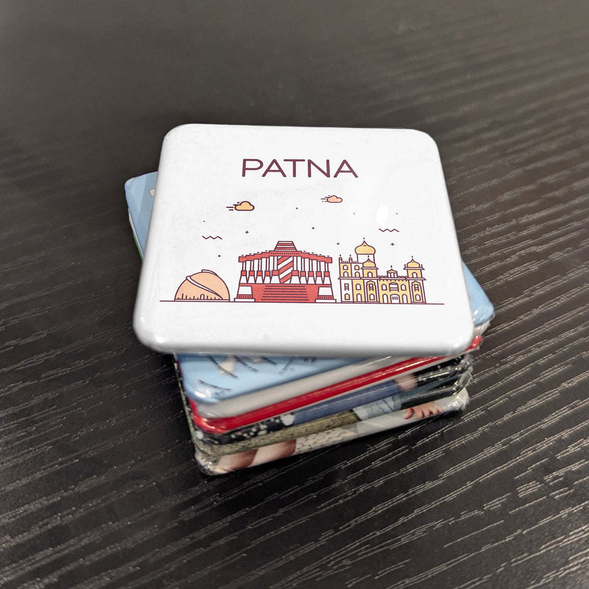 Patna India Asia Magnet | Ancient Pataliputra on the Sacred Ganges | 2x2 | Made in Canada