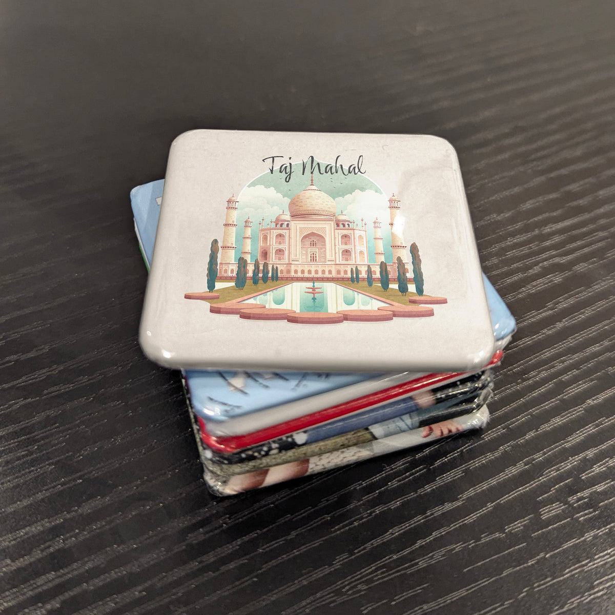 India Asia Magnet | Taj Mahal Eternal Monument to Love in Agra | 2x2 | Made in Canada