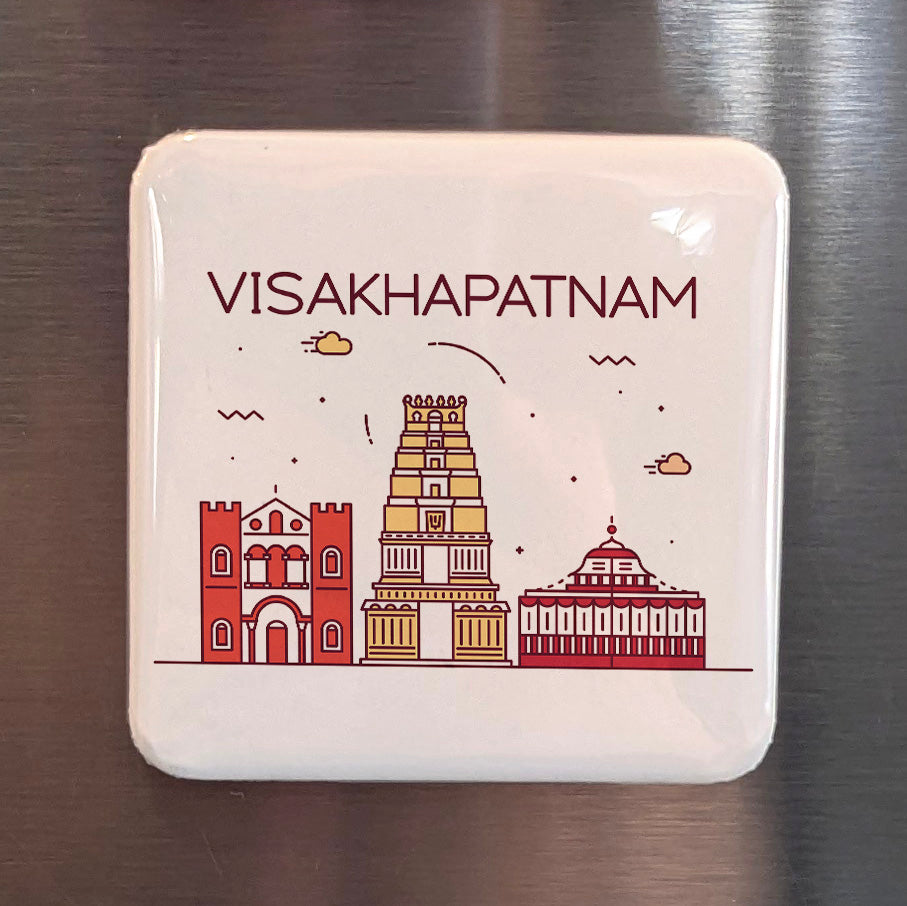 Visakhapatnam India Asia Magnet | Jewel of the East Coast on the Bay of Bengal | 2x2 | Made in Canada