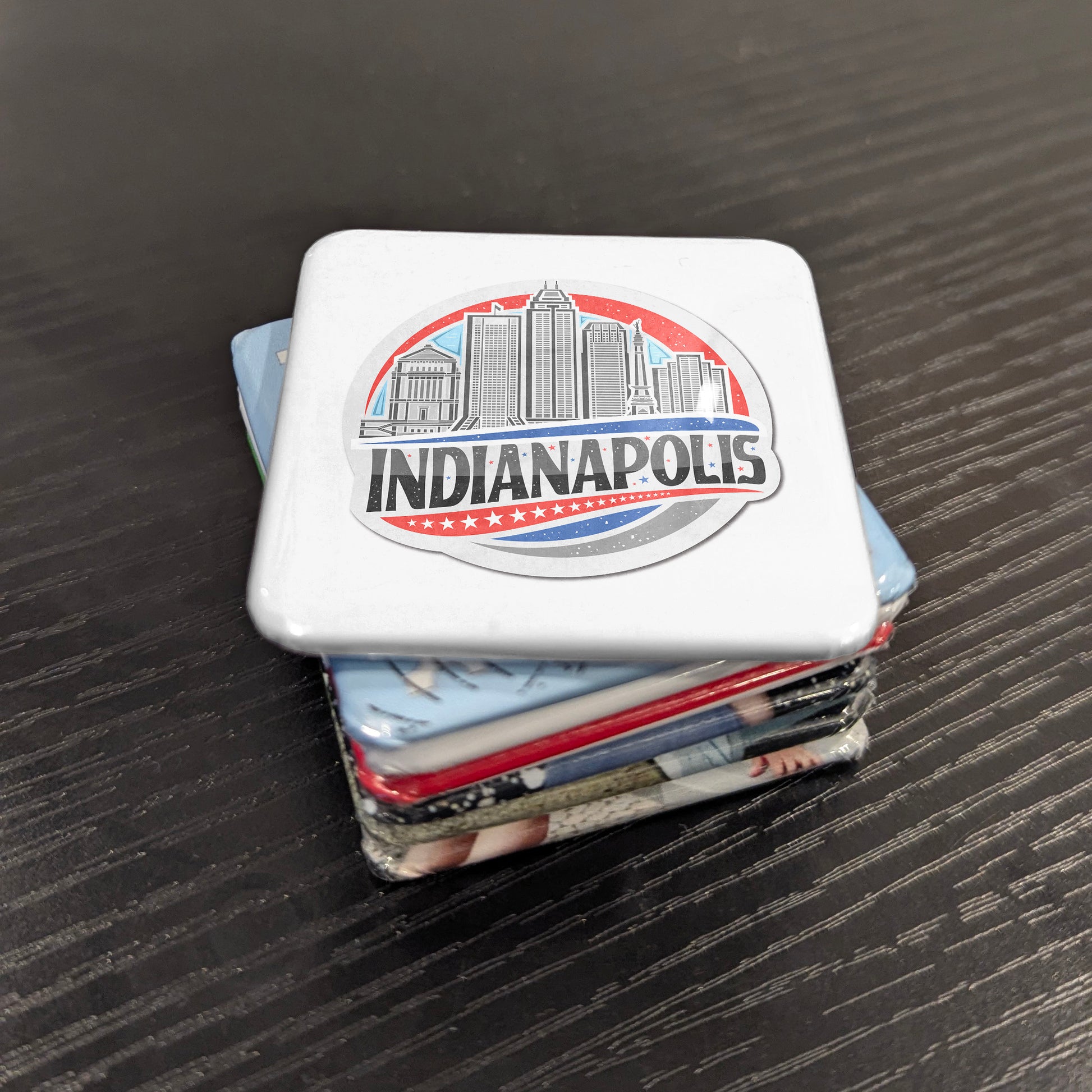 Indianapolis Indiana Magnet | Monument Circle | 2×2 | Made in Canada - PhiloPerse