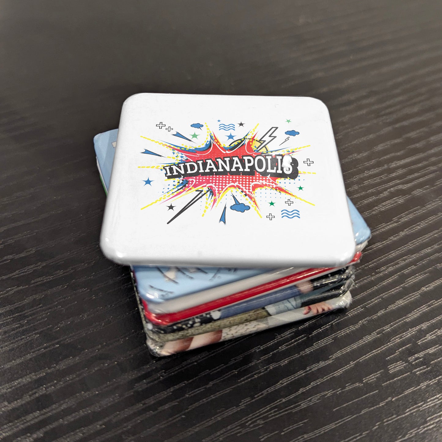 Indianapolis Indiana Magnet | Indy Boom | 2×2 | Made in Canada - PhiloPerse