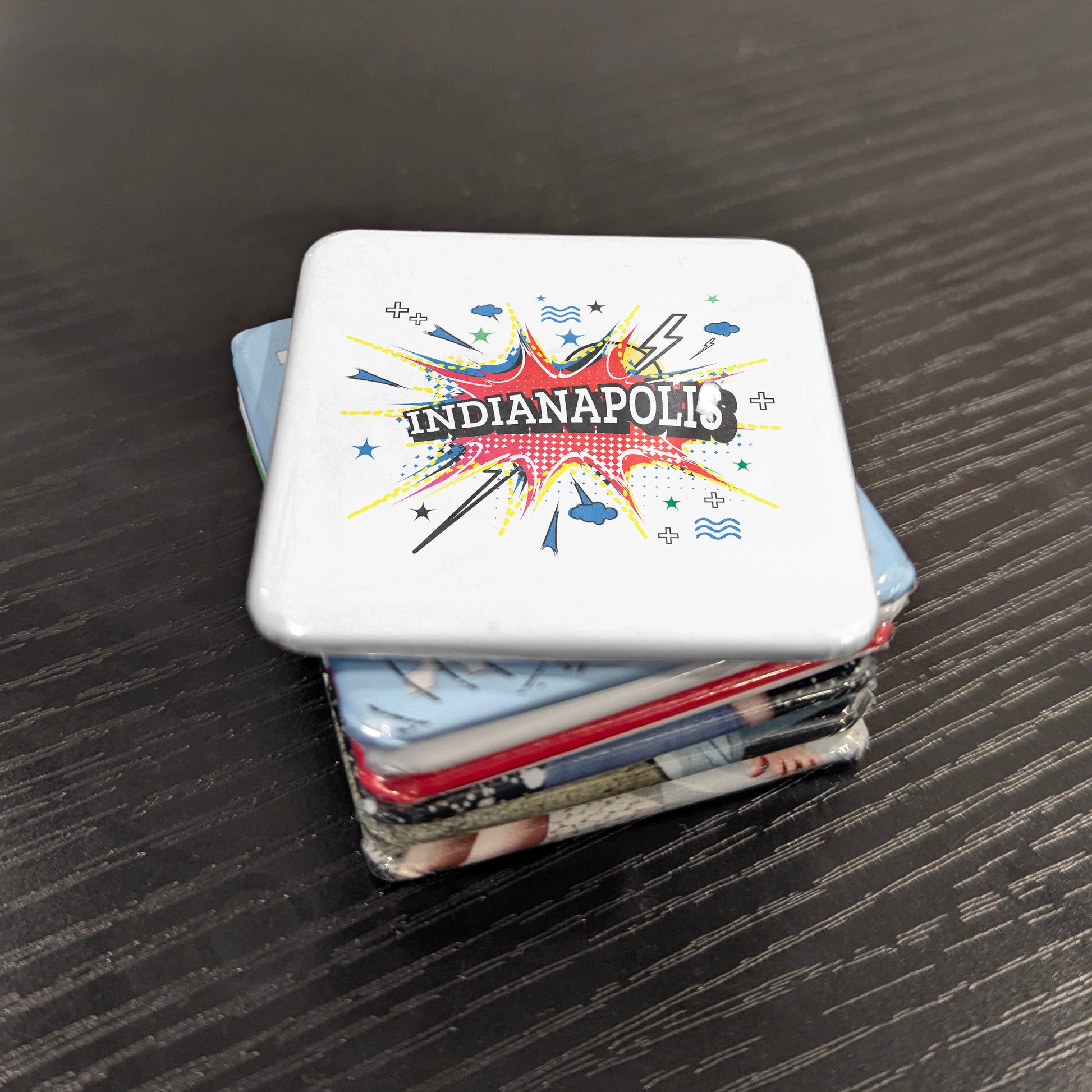 Indianapolis Indiana Magnet | Indy Boom | 2×2 | Made in Canada - PhiloPerse