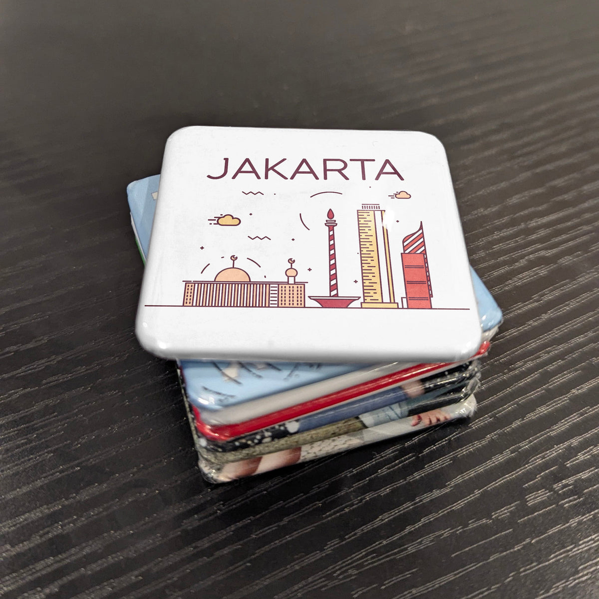 Jakarta Indonesia Asia Magnet | Thousand Islands Capital of the Archipelago | 2x2 | Made in Canada