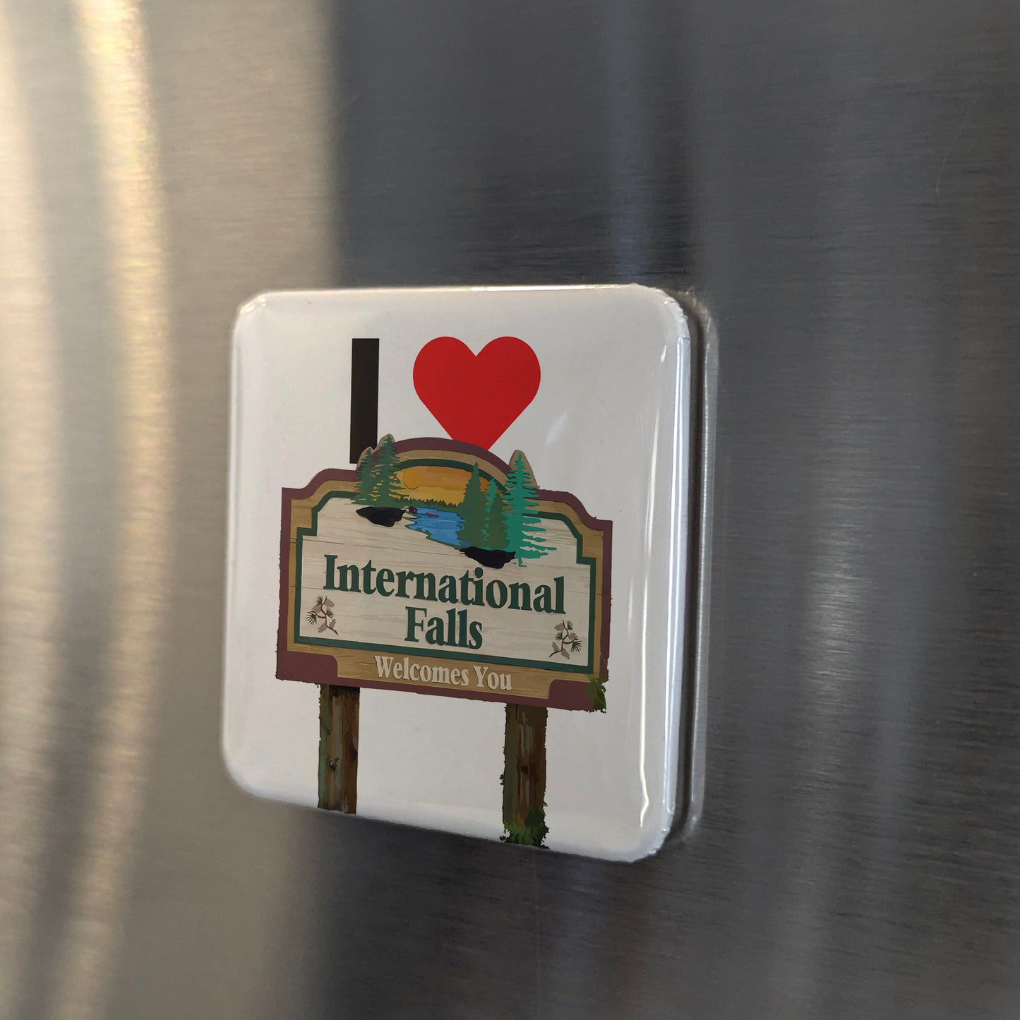 International Falls Fridge Magnet - PhiloPerse