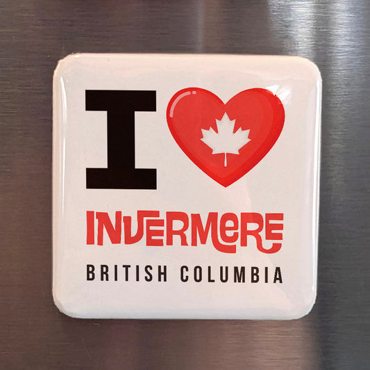 Invermere British Columbia Magnet | Columbia Valley Gem | 2x2 | Made in Canada - PhiloPerse