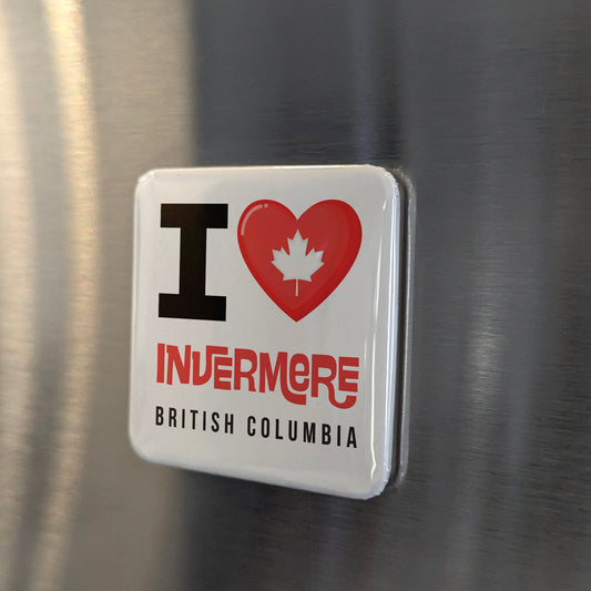 Invermere British Columbia Magnet | Columbia Valley Gem | 2x2 | Made in Canada - PhiloPerse