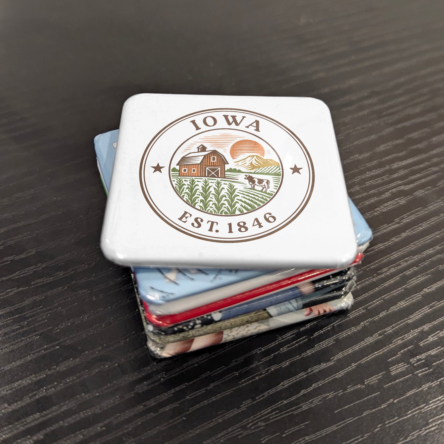 Iowa Magnet | The Hawkeye State | 2×2 | Made in Canada - PhiloPerse
