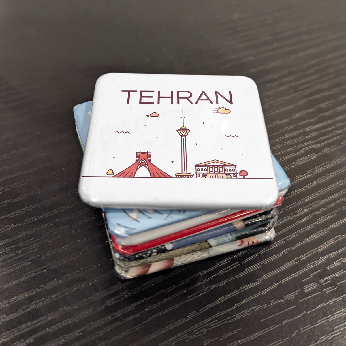 Tehran Iran Asia Magnet | Capital of Persia at the Foot of the Alborz | 2x2 | Made in Canada