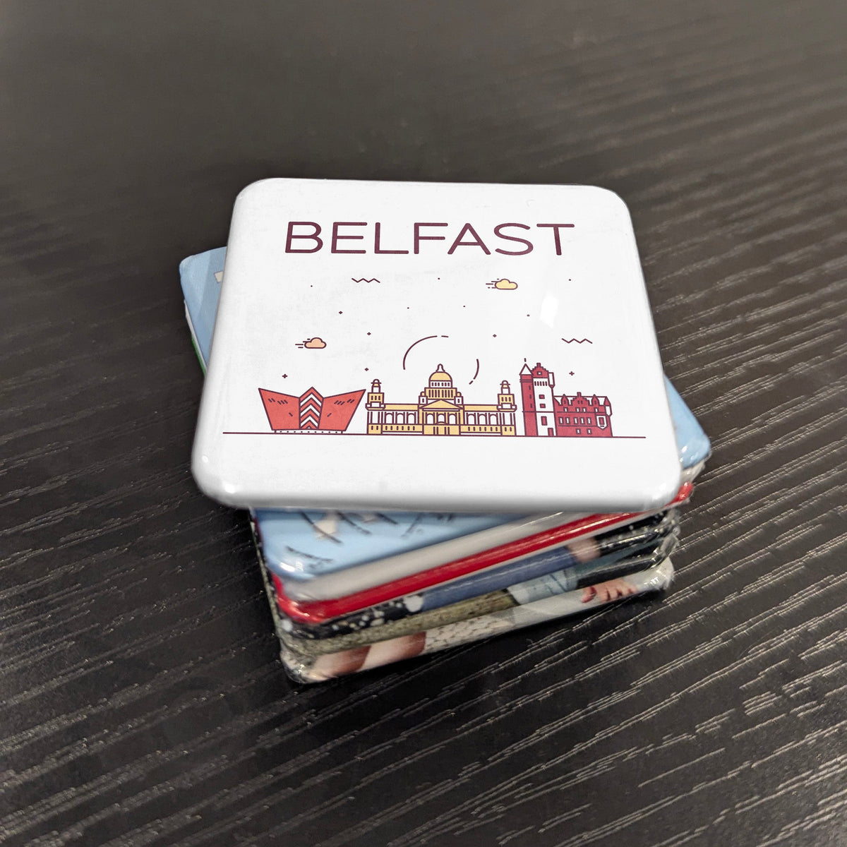 Belfast Ireland Magnet | City of the Titanic and Linen on the Lagan | 2x2 | Made in Canada