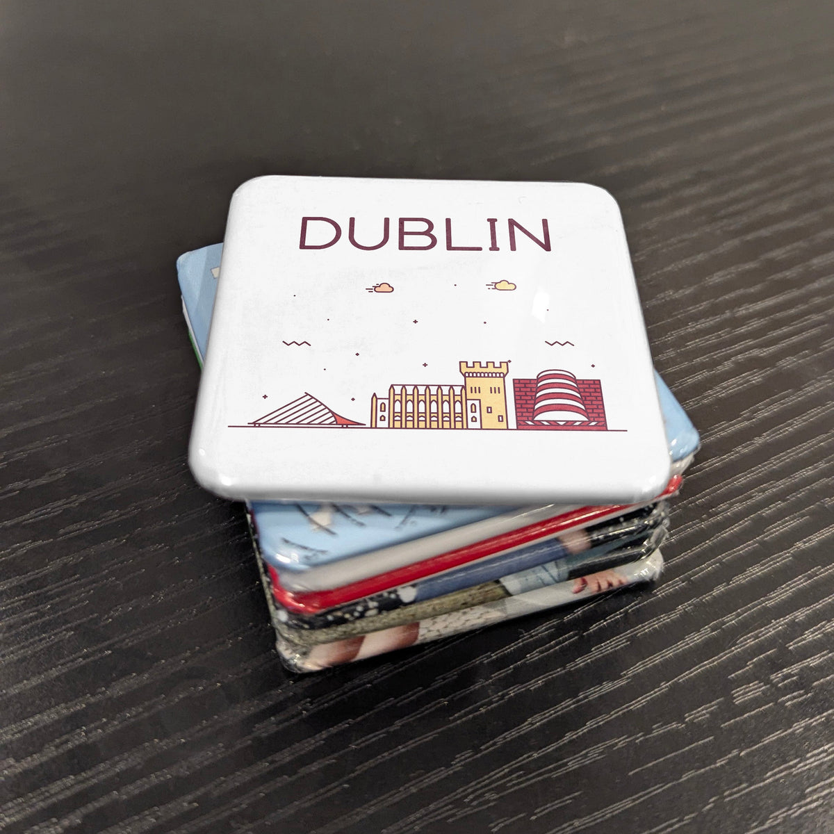 Dublin Ireland Magnet | Fair City on the Liffey and Heart of Celtic Literary Tradition | 2x2 | Made in Canada
