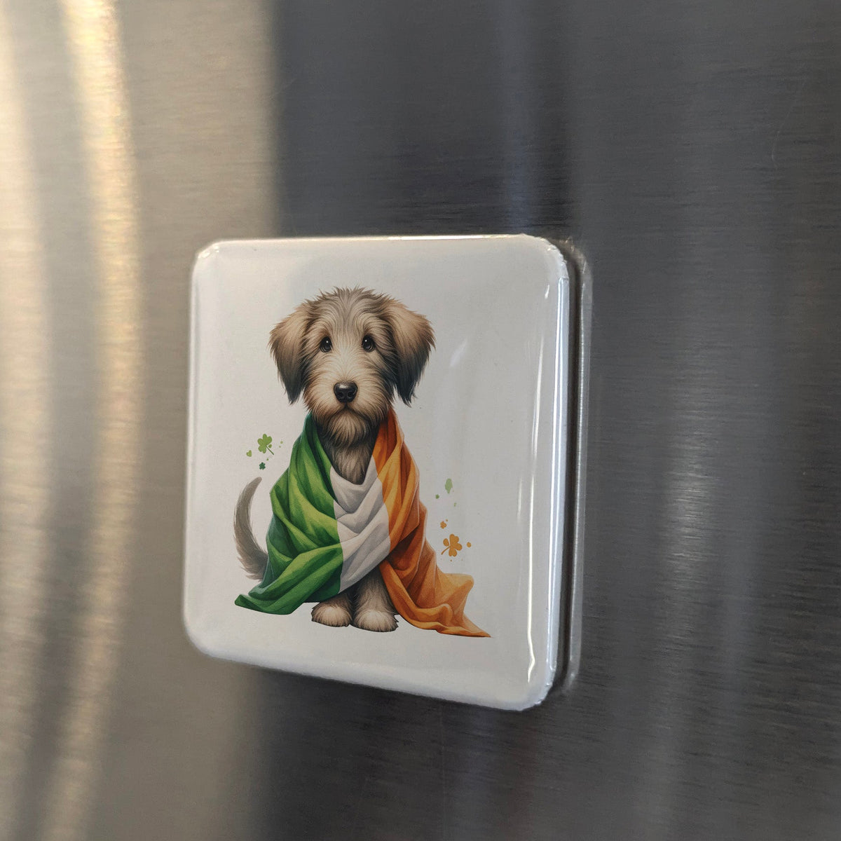 Ireland Magnet | Irish Wolfhound of the Celtic Emerald Isle | 2x2 | Made in Canada