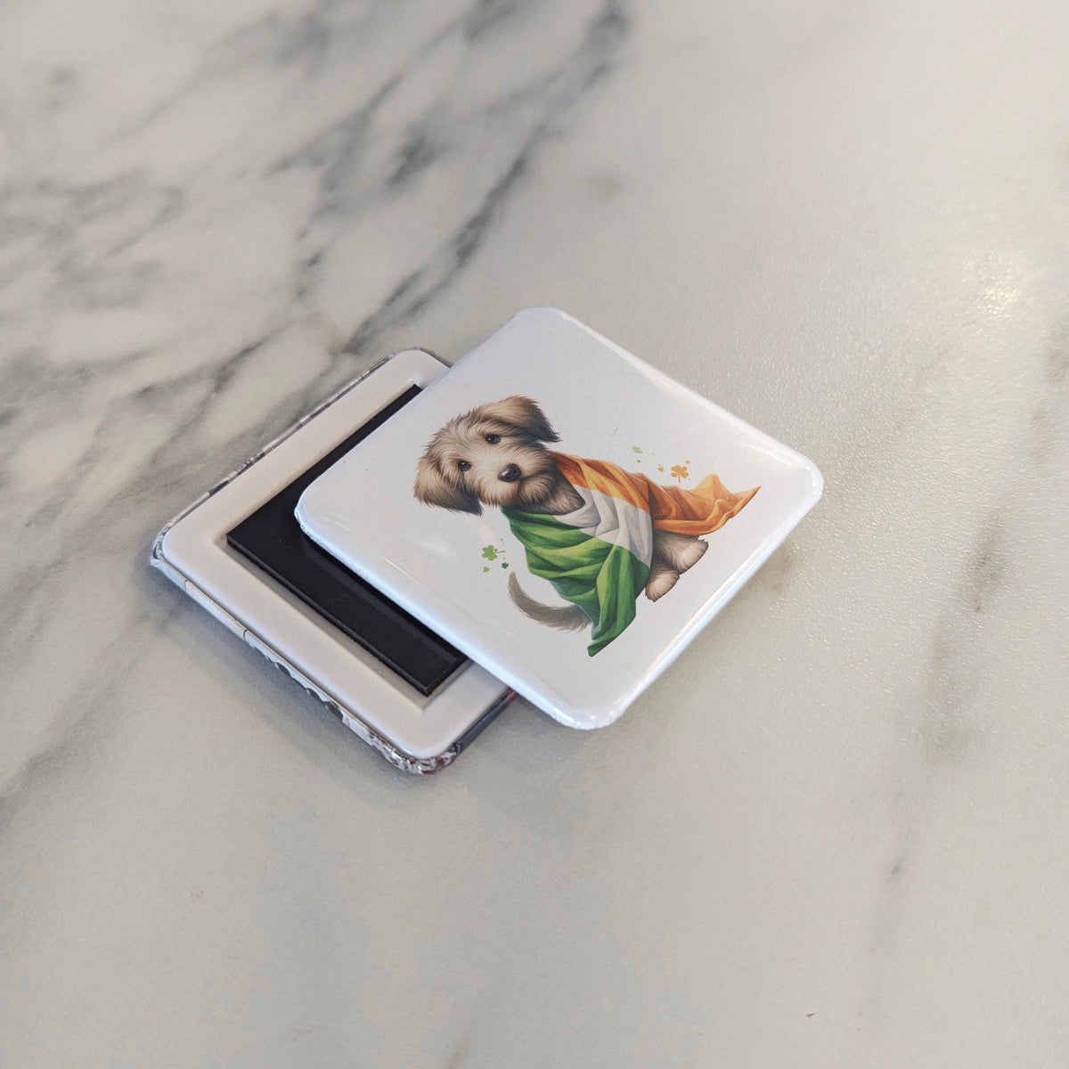 Ireland Magnet | Irish Wolfhound of the Celtic Emerald Isle | 2x2 | Made in Canada
