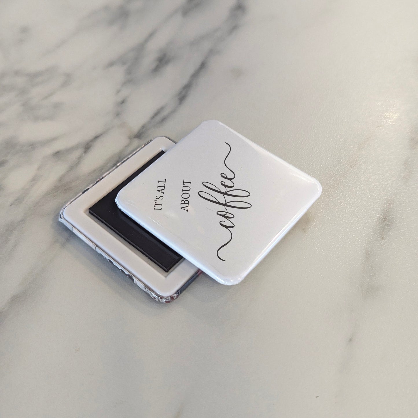 It's all about coffee Fridge Magnet - PhiloPerse