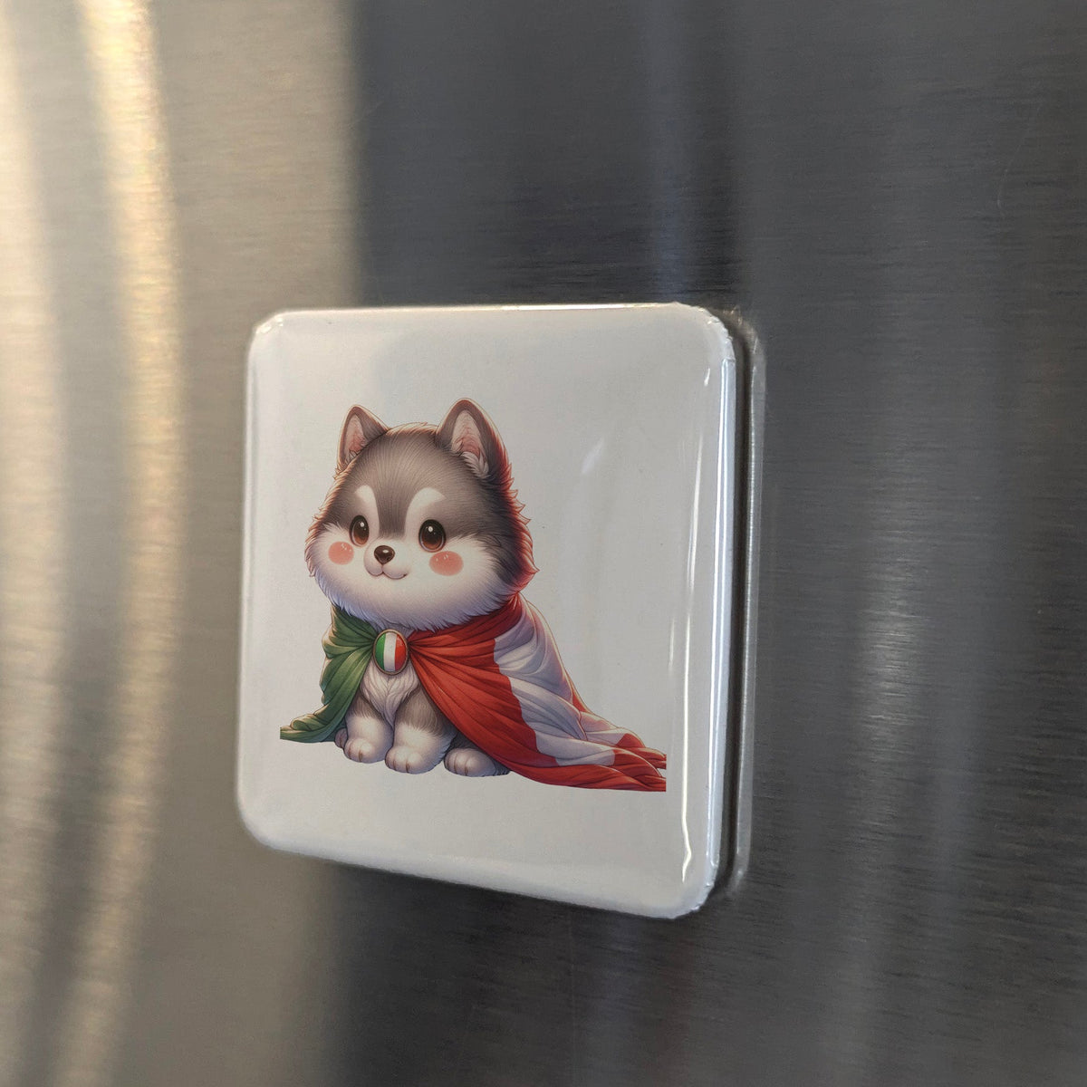 Italy Magnet | Capitoline Wolf and the Ancient Roman Founding Legend | 2x2 | Made in Canada