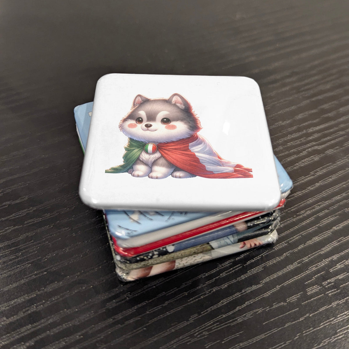Italy Magnet | Capitoline Wolf and the Ancient Roman Founding Legend | 2x2 | Made in Canada