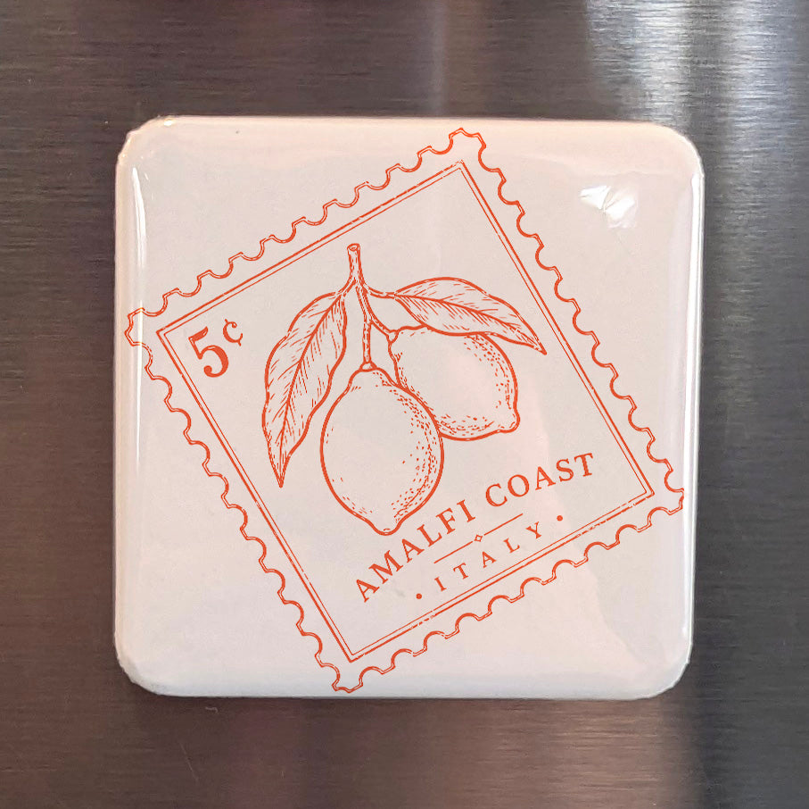 Amalfi Italy Magnet | Jewel of the Tyrrhenian on the Cliffs of the Amalfi Coast | 2x2 | Made in Canada
