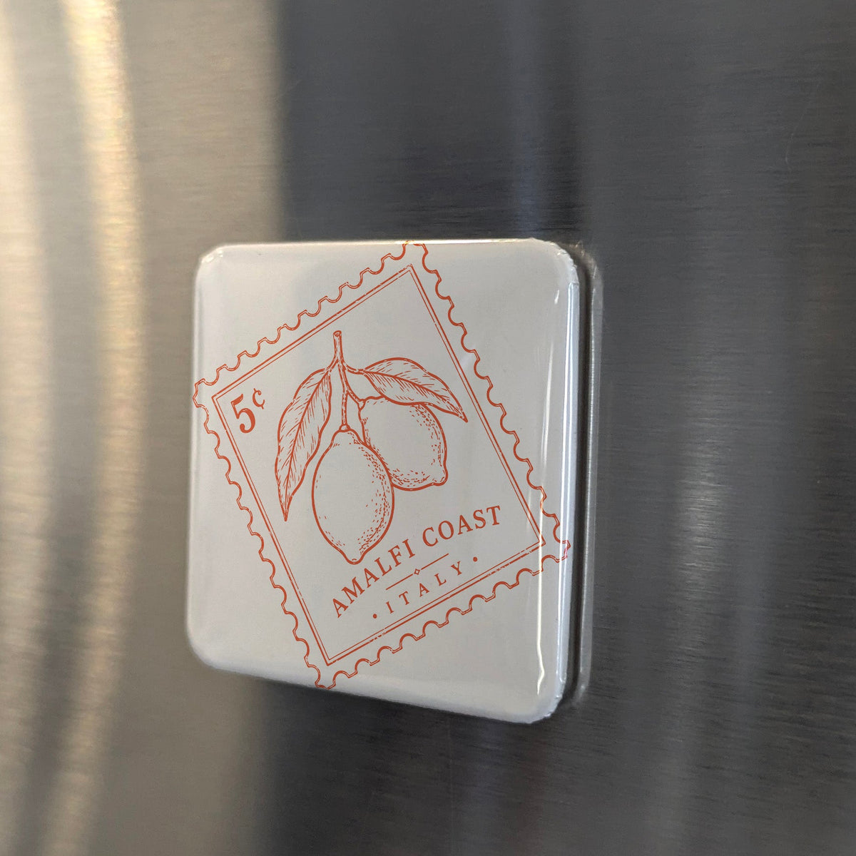 Amalfi Italy Magnet | Jewel of the Tyrrhenian on the Cliffs of the Amalfi Coast | 2x2 | Made in Canada