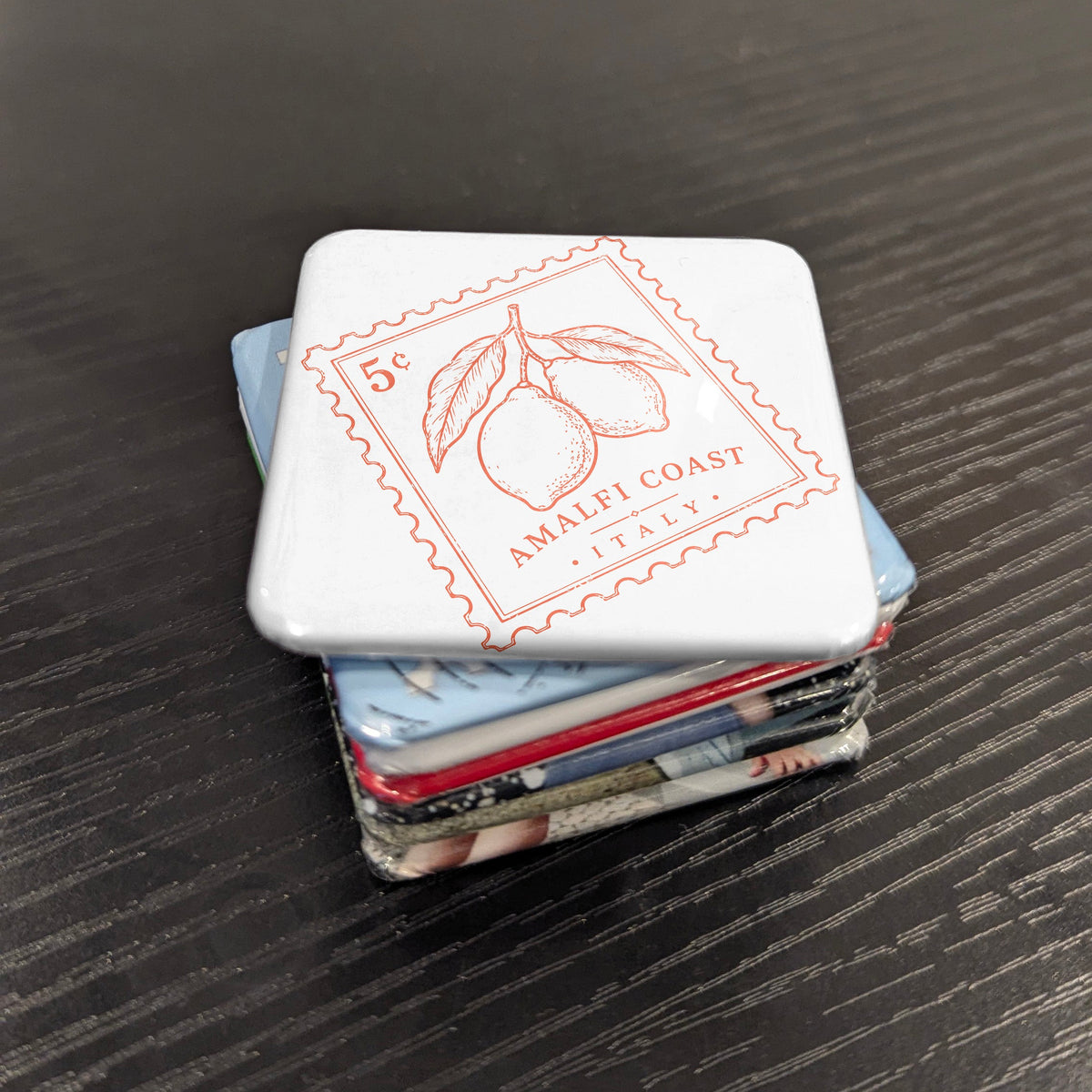 Amalfi Italy Magnet | Jewel of the Tyrrhenian on the Cliffs of the Amalfi Coast | 2x2 | Made in Canada