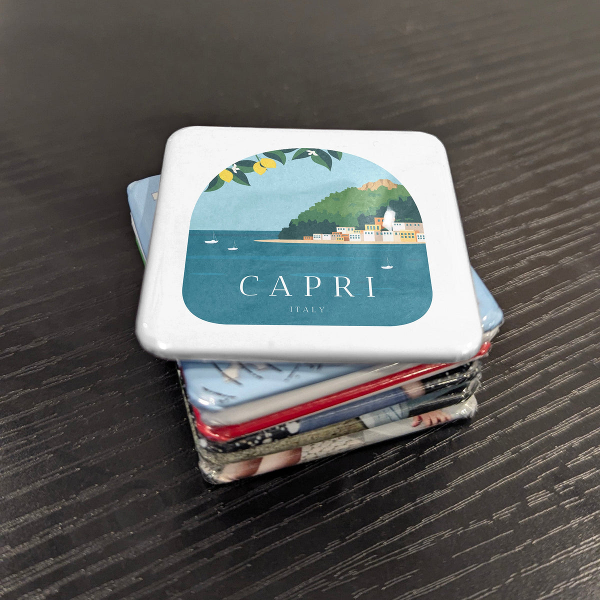 Capri Italy Magnet | Island of Emperors and the Blue Grotto of the Bay of Naples | 2x2 | Made in Canada