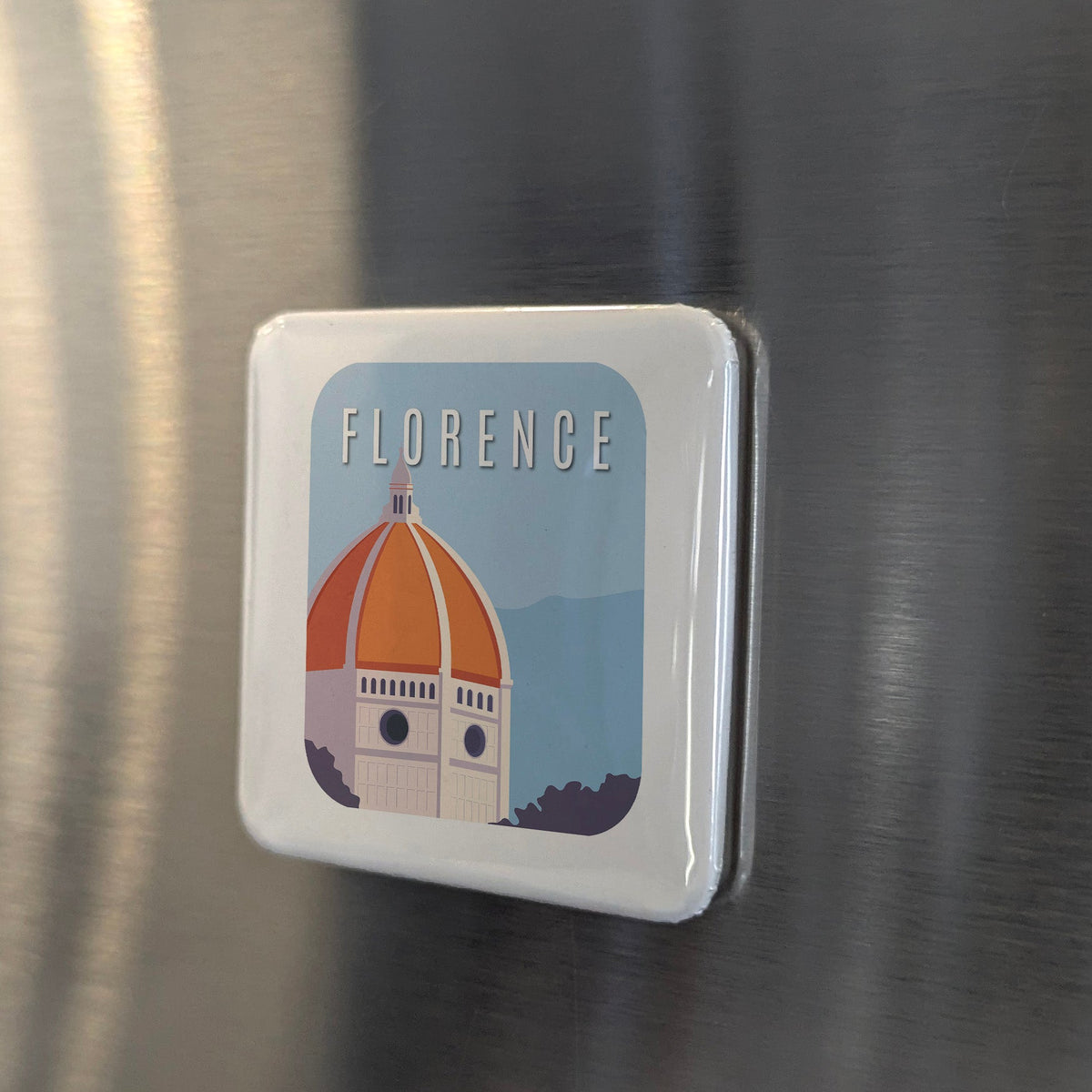 Florence Italy Magnet | Cradle of the Renaissance on the Banks of the Arno | 2x2 | Made in Canada