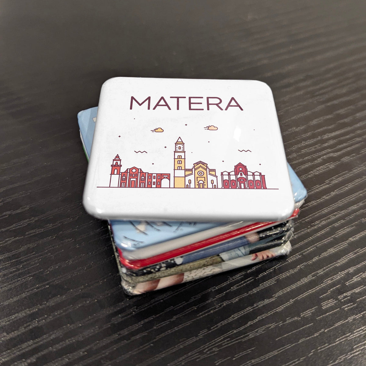 Matera Italy Magnet | Ancient Sassi City of Caves and European Capital of Culture | 2x2 | Made in Canada