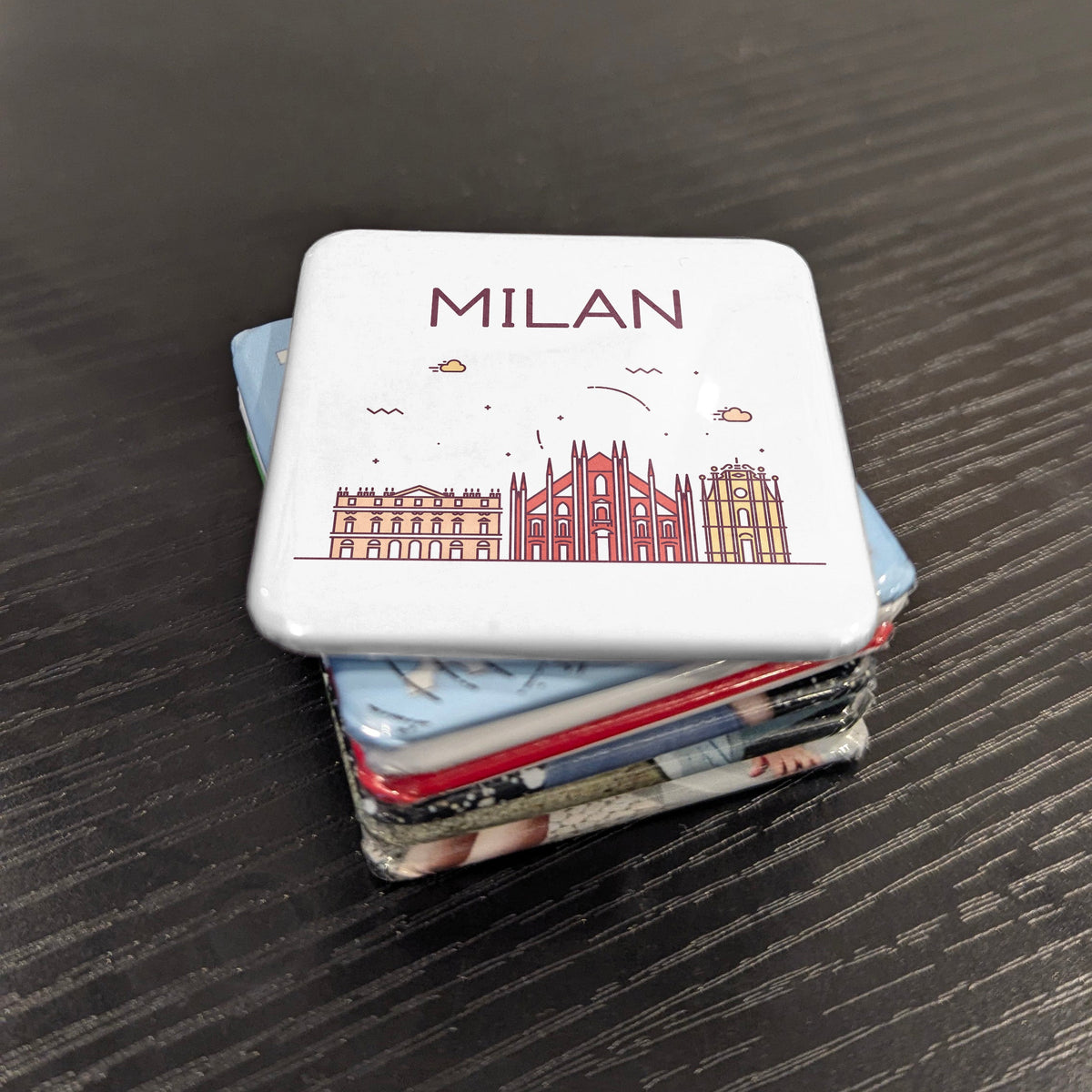 Milan Italy Magnet | Fashion and Finance Capital on the Lombardy Plain | 2x2 | Made in Canada
