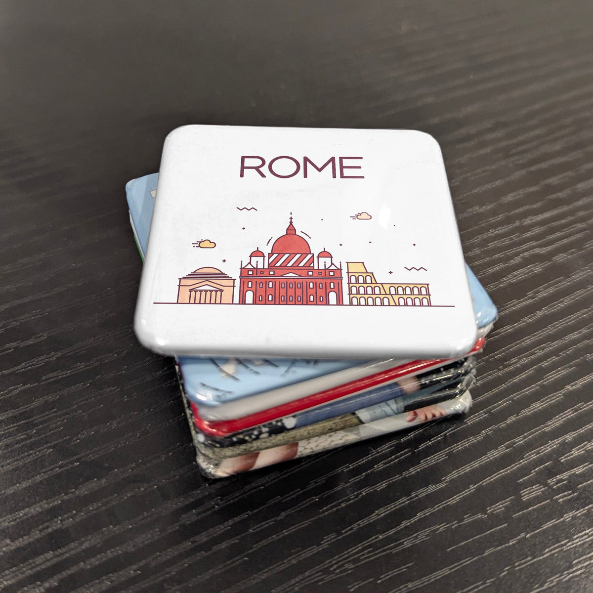 Rome Italy Magnet | Eternal City on the Seven Hills and Capital of Western Civilization | 2x2 | Made in Canada