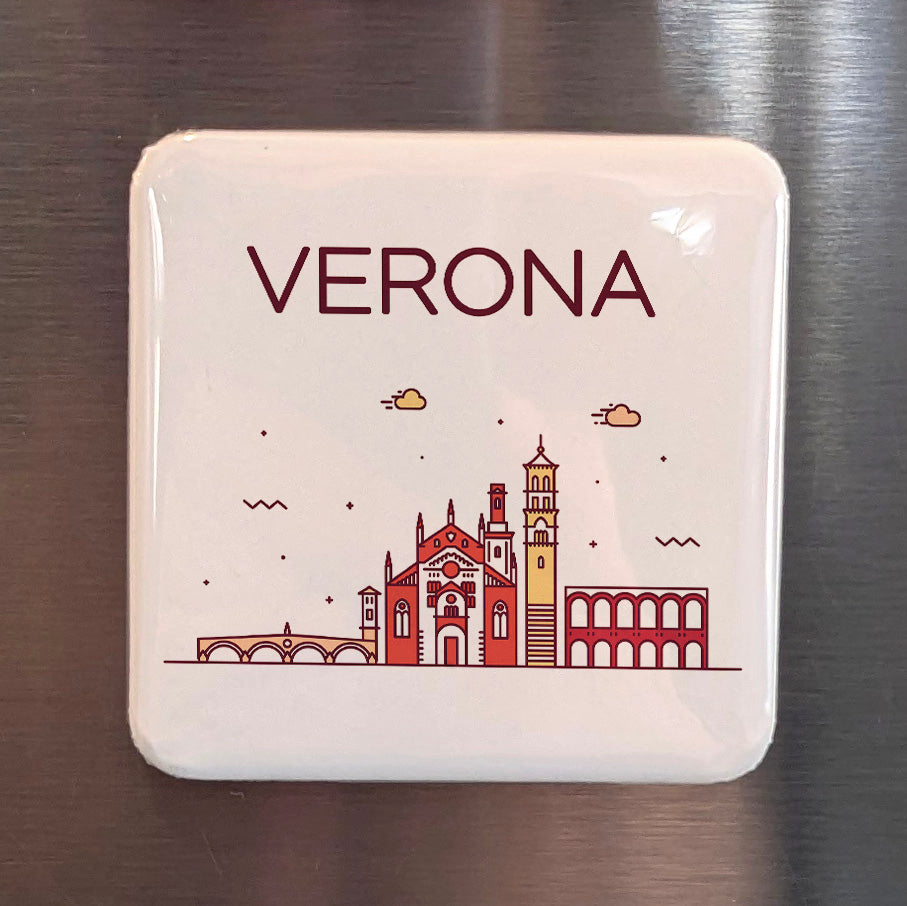 Verona Italy Magnet | City of Romeo and Juliet on the Adige of the Veneto | 2x2 | Made in Canada