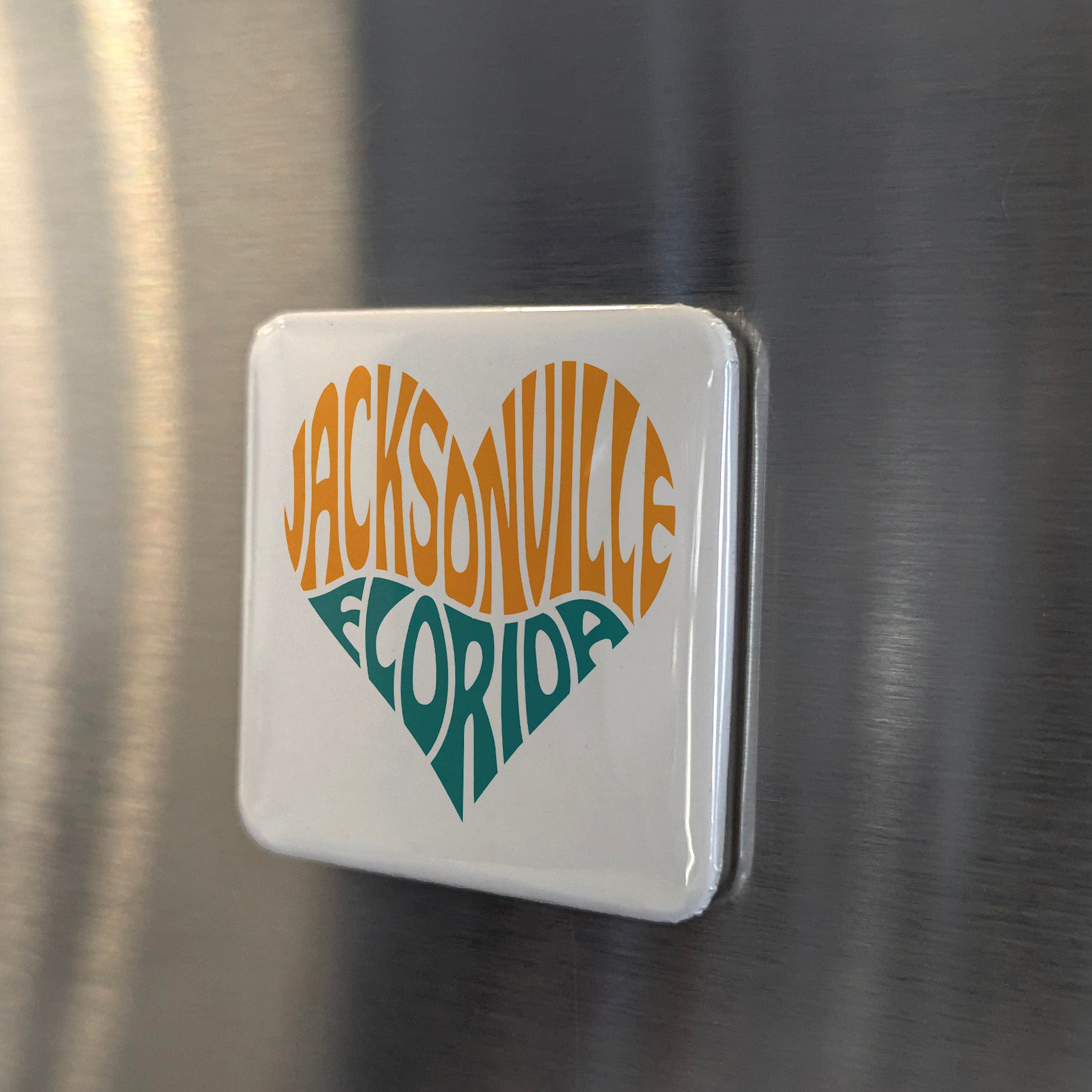 Jacksonville Florida Magnet | Jax Groove | 2×2 | Made in Canada - PhiloPerse