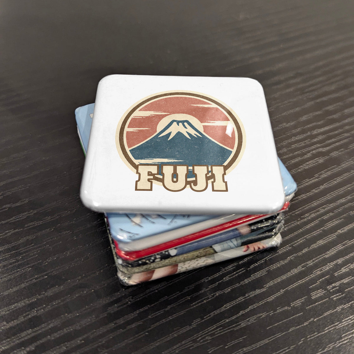 Japan Asia Magnet | Mount Fuji Sacred Peak of the Japanese Soul | 2x2 | Made in Canada