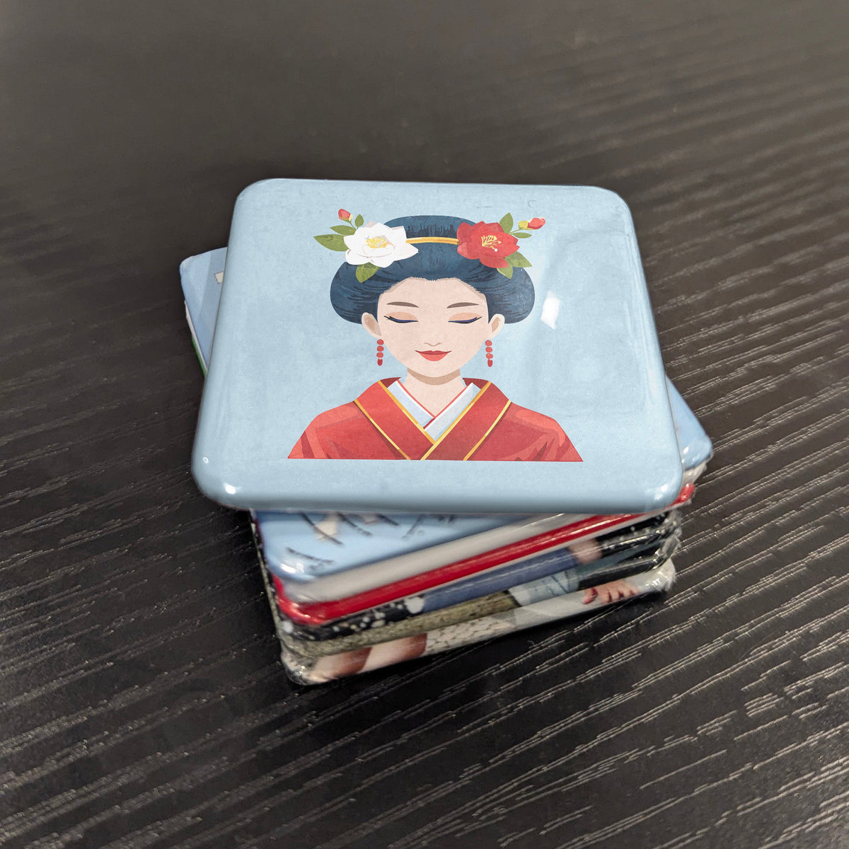 Japan Asia Magnet | Geisha Living Art of the Ancient Flower Districts | 2x2 | Made in Canada
