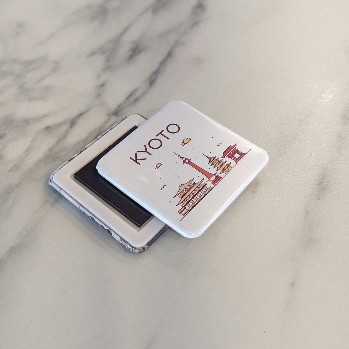 Kyoto Japan Asia Magnet | Ancient Imperial Capital of the Rising Sun | 2x2 | Made in Canada