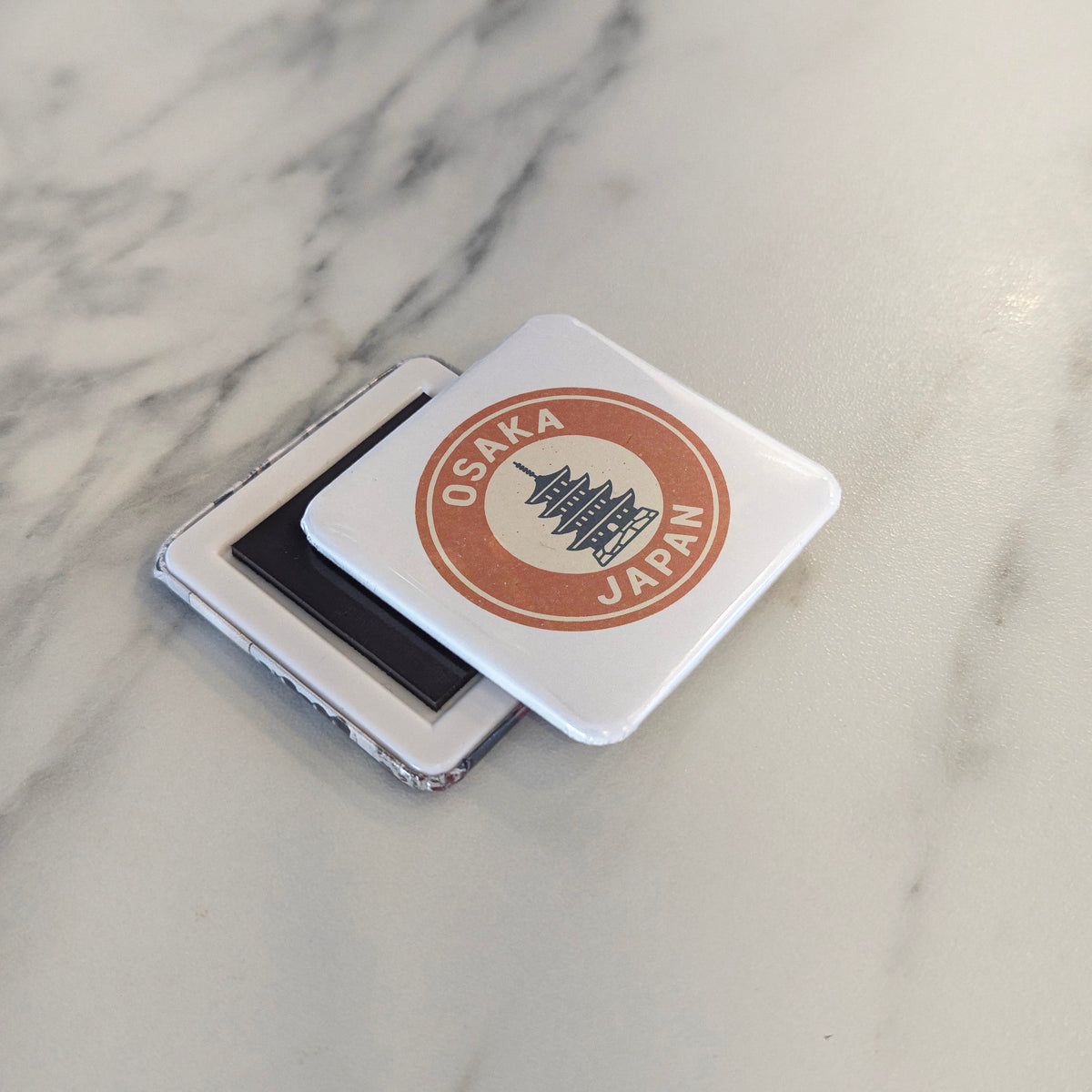 Osaka Japan Asia Magnet | Nation's Kitchen Dotonbori Spirit of Naniwa | 2x2 | Made in Canada