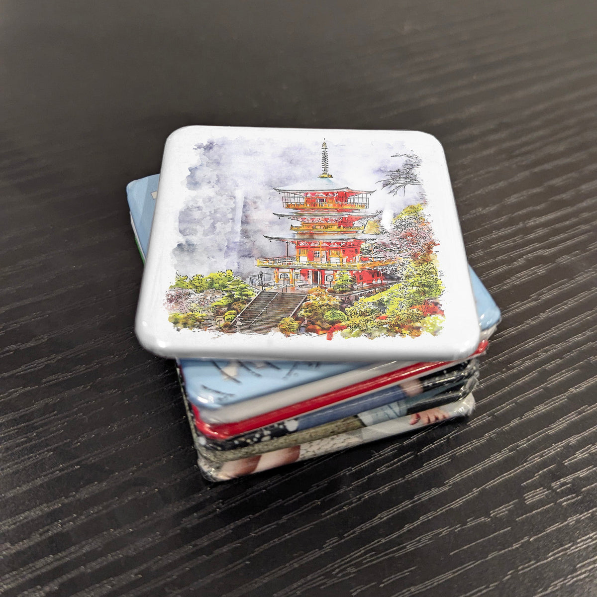 Japan Asia Magnet | Japanese Castle Fortress of the Samurai Age | 2x2 | Made in Canada