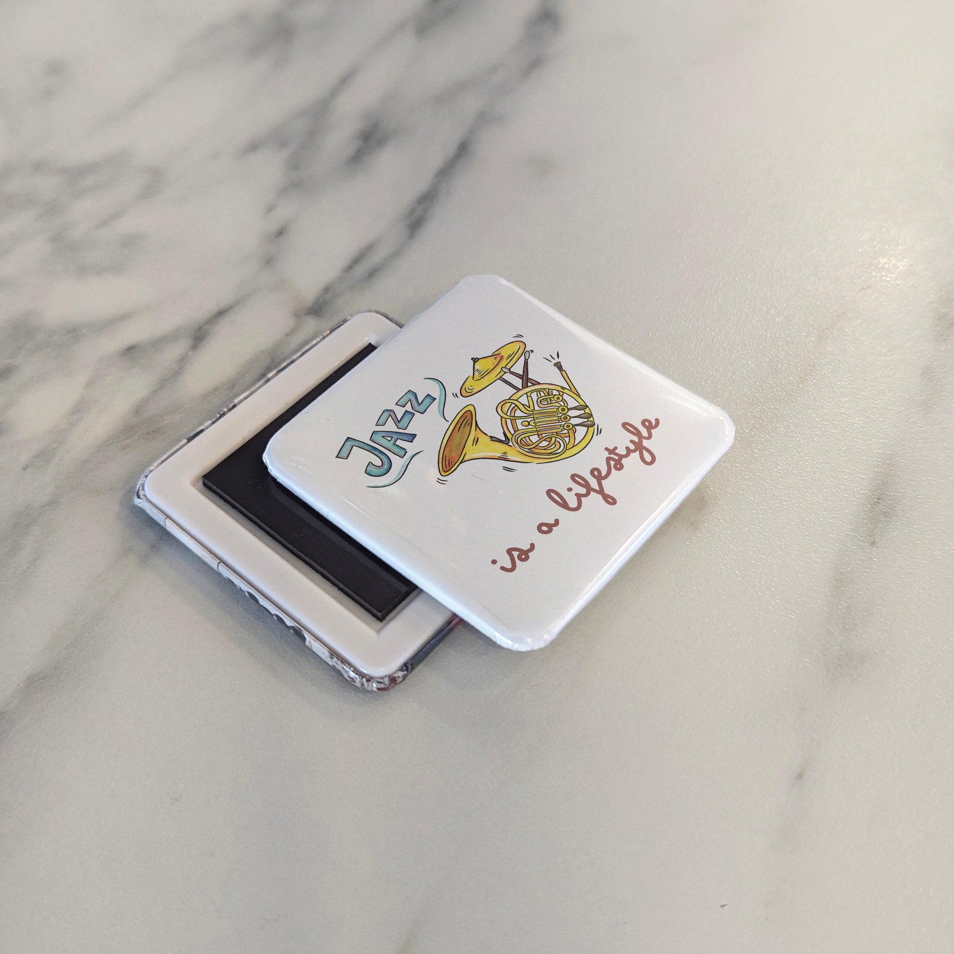 Jazz is a Lifestyle Fridge Magnet - PhiloPerse