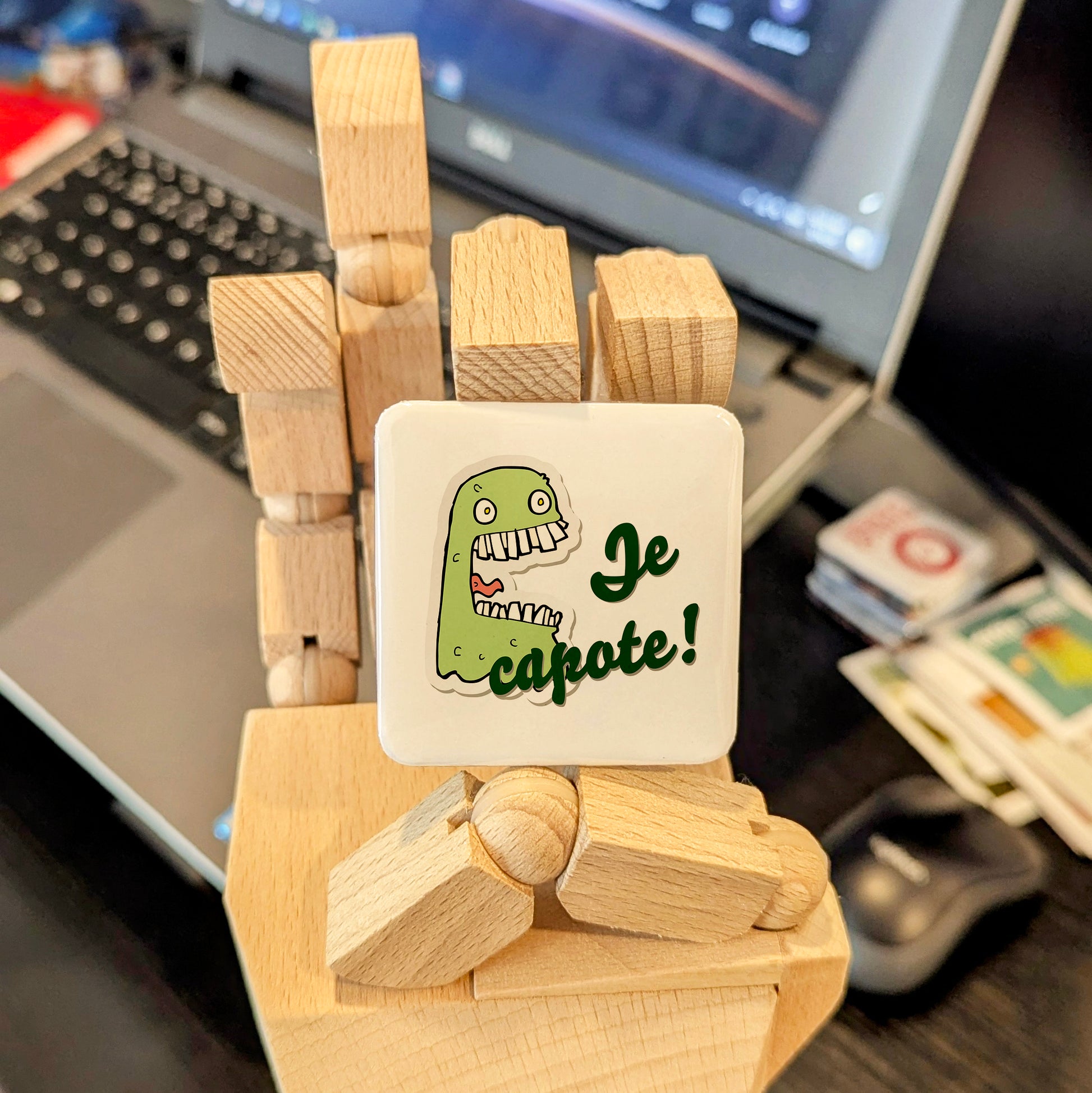 Je capote Fridge Magnet - PhiloPerse