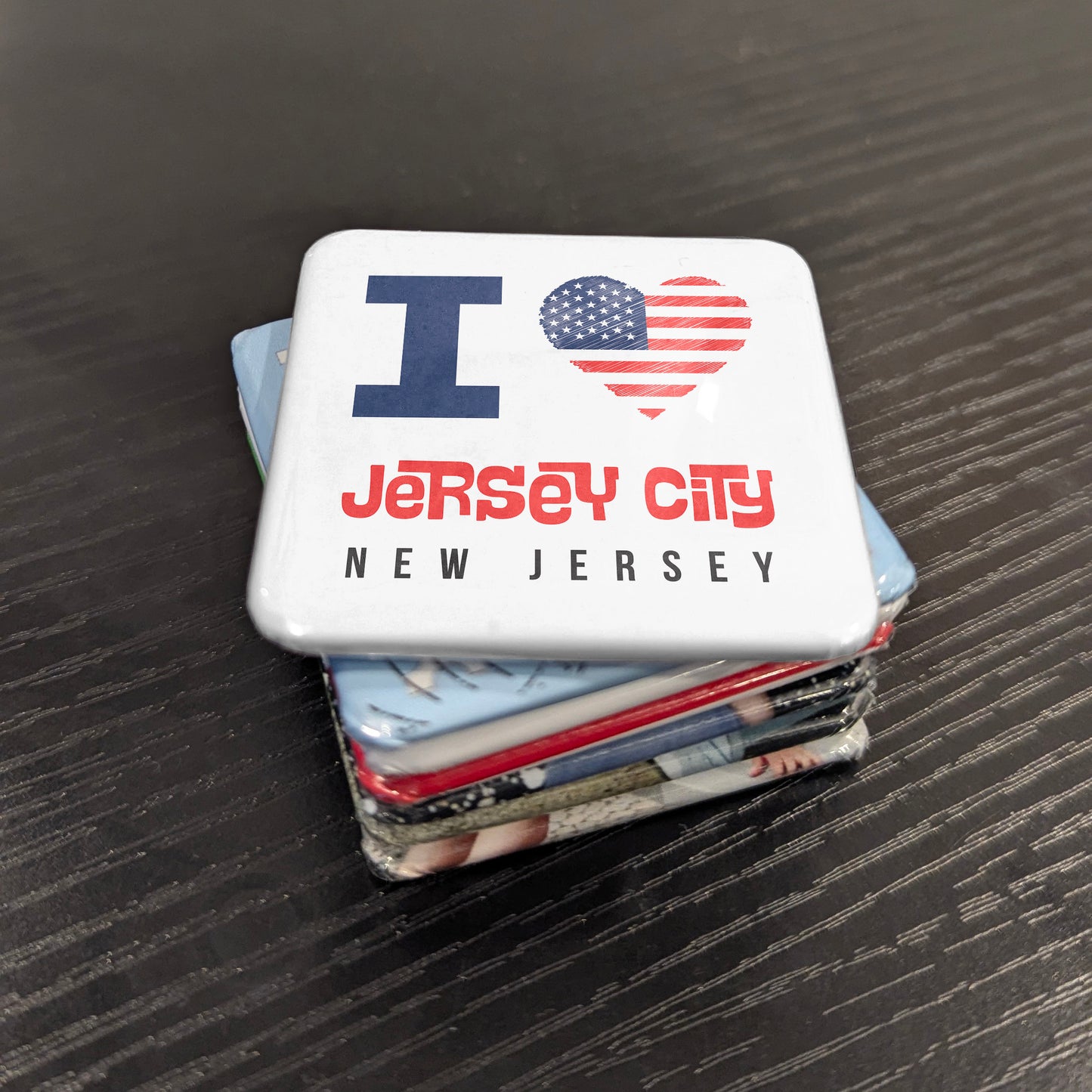 Jersey City New Jersey Magnet | Wall Street West | 2×2 | Made in Canada - PhiloPerse