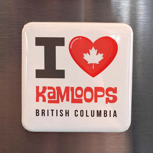 Kamloops British Columbia Magnet | Tournament Capital of Canada | 2x2 | Made in Canada - PhiloPerse
