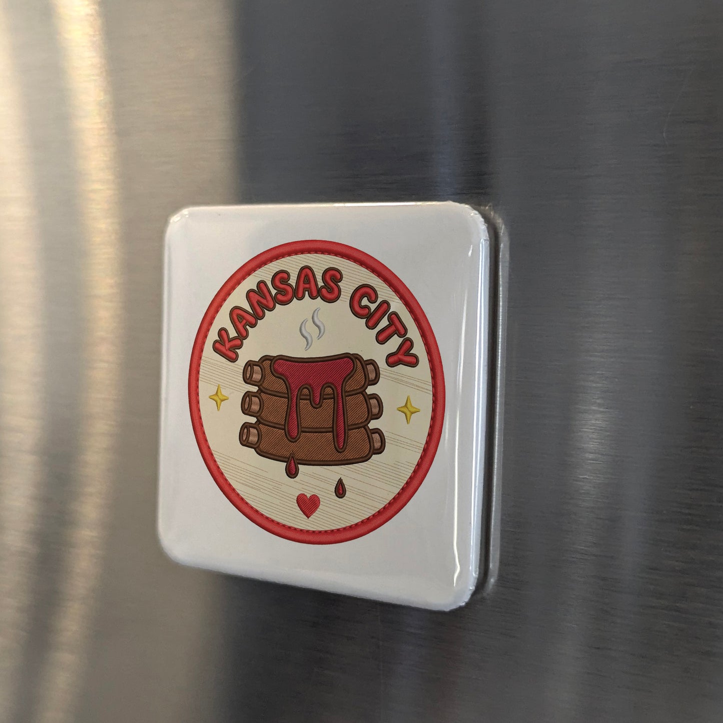 Kansas City Missouri Magnet | BBQ Capital | 2×2 | Made in Canada - PhiloPerse