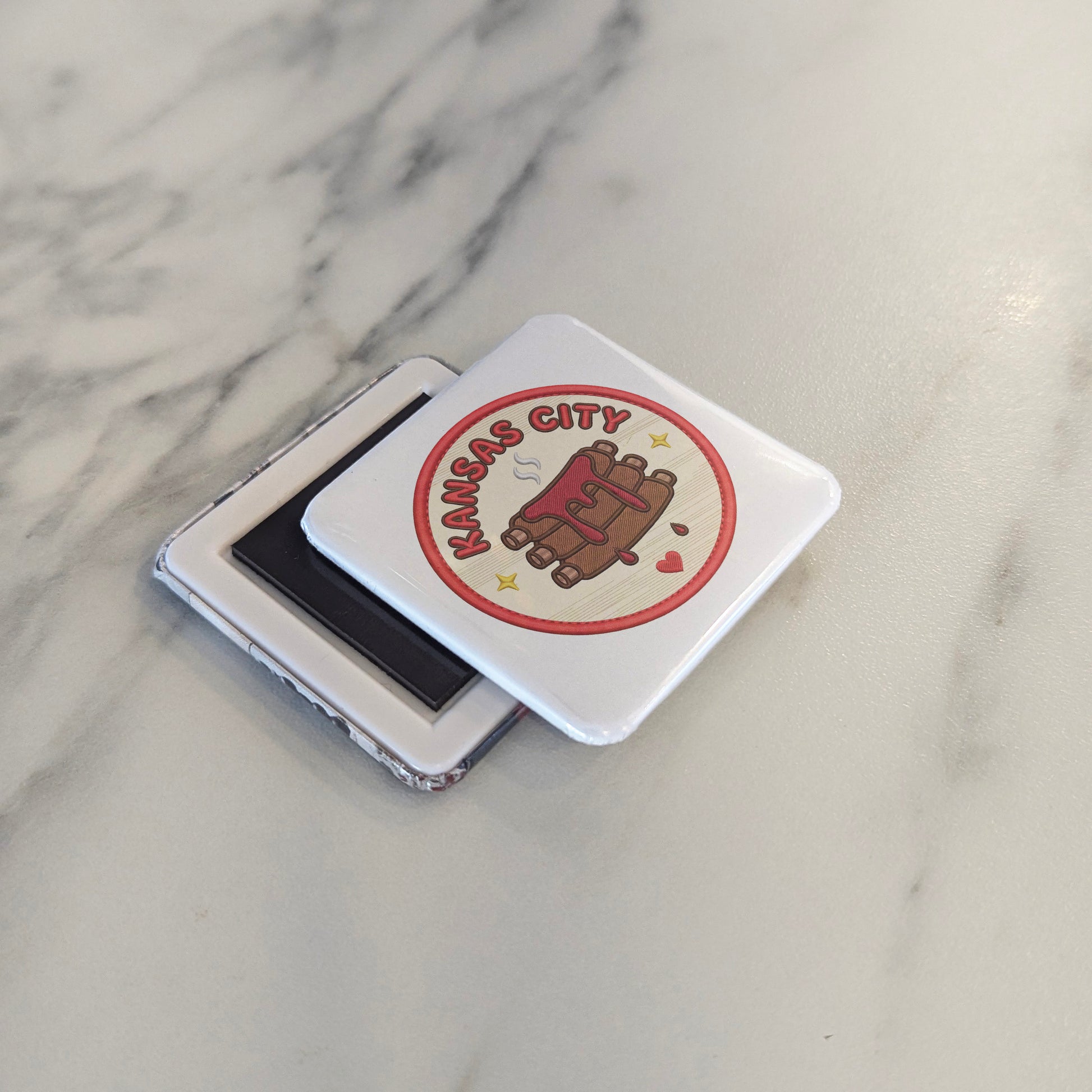 Kansas City Missouri Magnet | BBQ Capital | 2×2 | Made in Canada - PhiloPerse