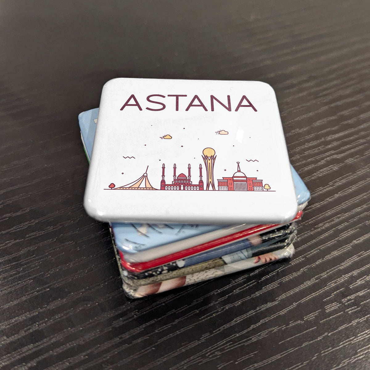 Astana Kazakhstan Asia Magnet | City of the Future on the Eurasian Steppe | 2x2 | Made in Canada