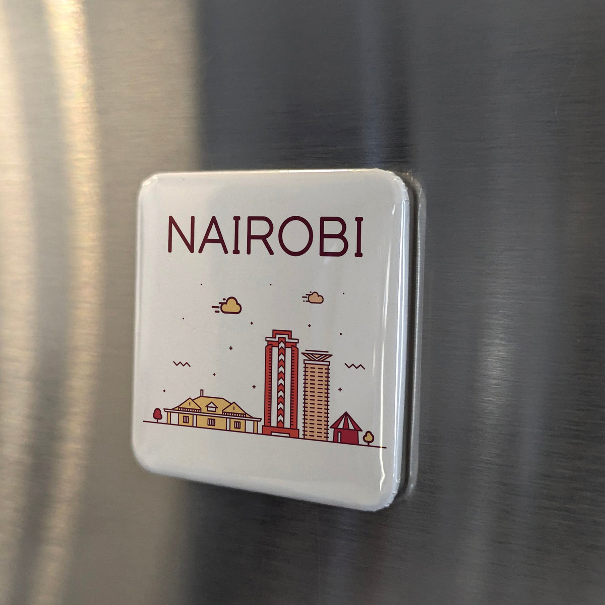 Nairobi Kenya Africa Magnet | Safari Capital of East Africa | 2x2 | Made in Canada