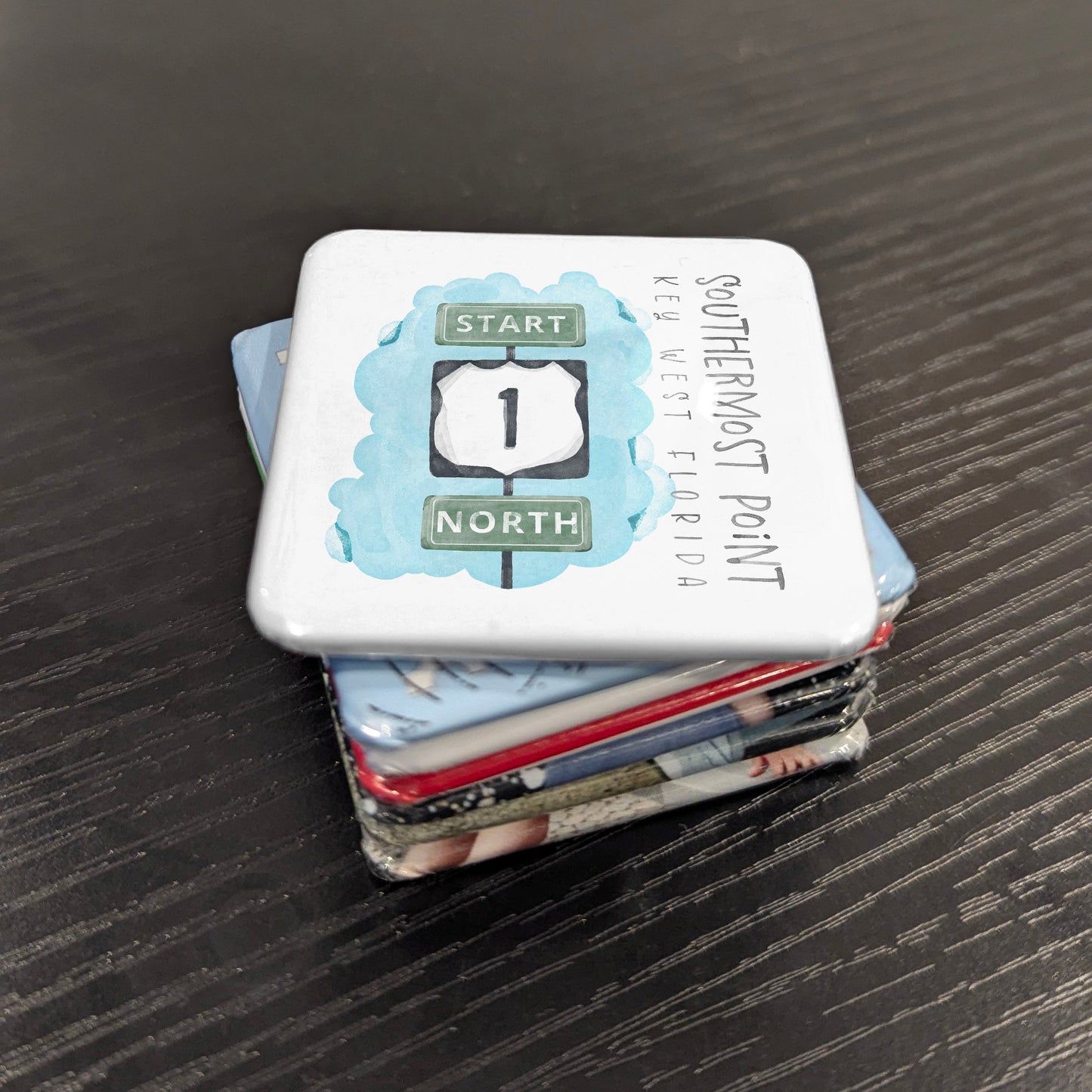 Key West Florida Magnet | Mile Zero | 2×2 | Made in Canada - PhiloPerse