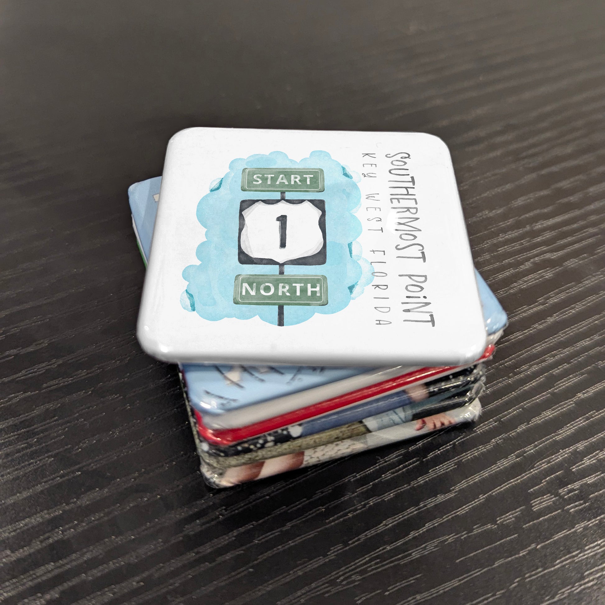 Key West Florida Magnet | Mile Zero | 2×2 | Made in Canada - PhiloPerse